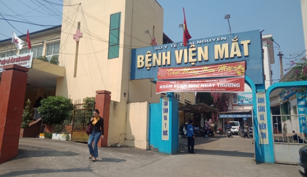 benh vien mat thai nguyen dua trang thiet bi y te vao su dung sai quy trinh