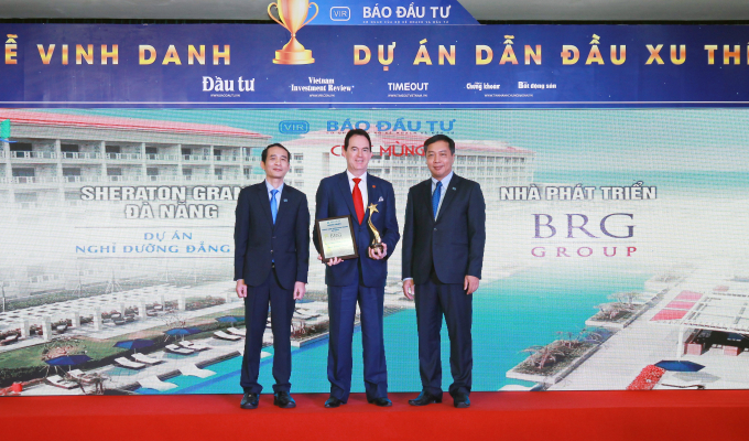 Tổ hợp khách sạn Sheraton Grand Đà Nẵng Resort được vinh danh "Dự án nghỉ dưỡng đẳng cấp"