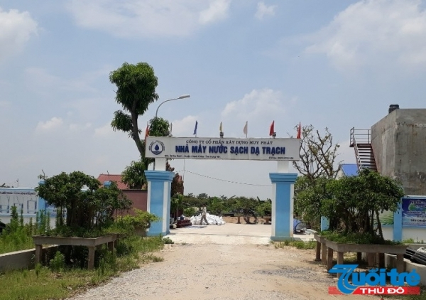 Nhà máy nước sạch Dạ Trạch của Công ty Huy Phát.