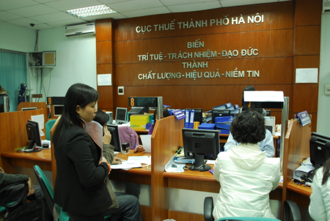 Cục Thuế TP. Hà Nội.