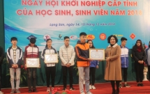 ngay hoi khoi nghiep cua hoc sinh sinh vien tinh lang son nam 2018