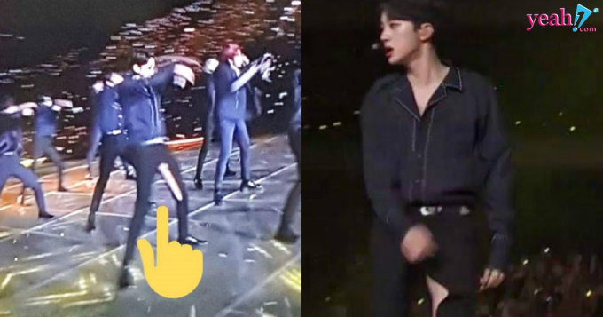 Ngoài ra sự cố rách quần của Lai Guan Lin (Wanna One) cũng khiến netizen đánh giá không mất tốt về khâu kiểm tra chất lượng quần áo của MAMA.