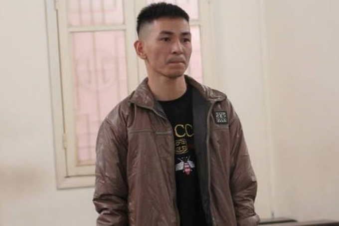 Giáp Văn Phương bị đưa ra xét xử tại phiên tòa.