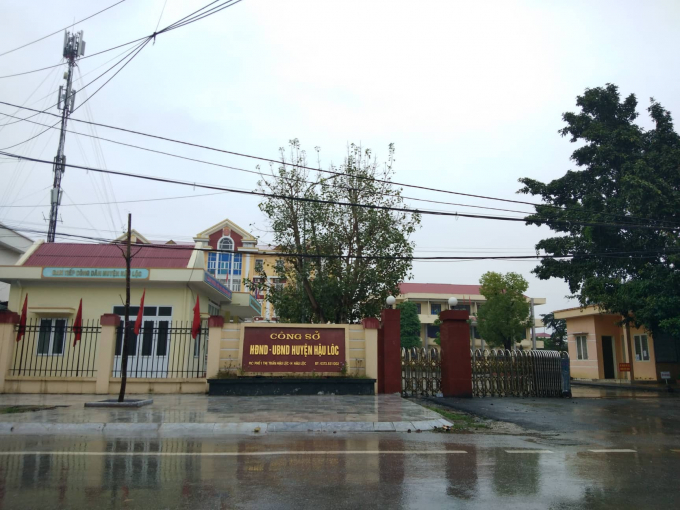 Công sở huyện Hậu Lộc.