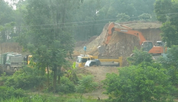 nhung qua doi bien mat tai bac giang bat nhao tinh trang khai thac dat tai huyen tan yen