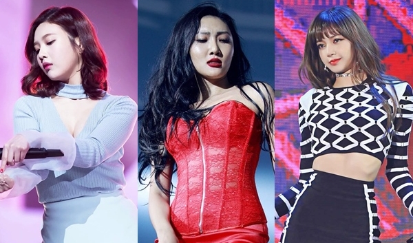 hang loat em ut trong girls band kpop nay lai sexy het phan dan chi