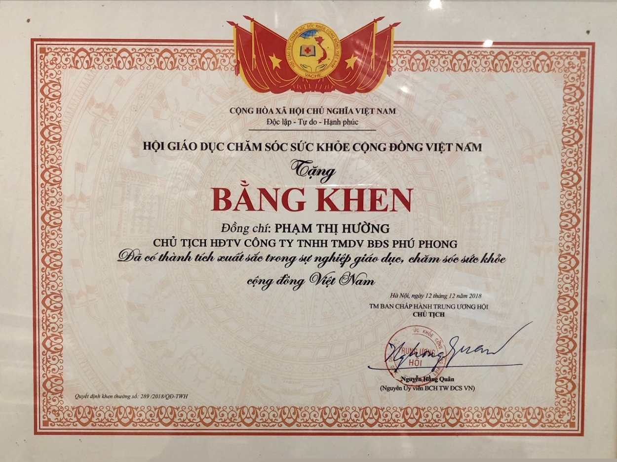 ky niem 10 nam thanh lap hoi giao duc cham soc suc khoe cong dong viet nam