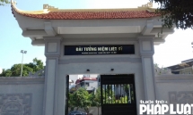 o to ngay dem ra vao khu tuong niem lam phien cac anh hung liet sy