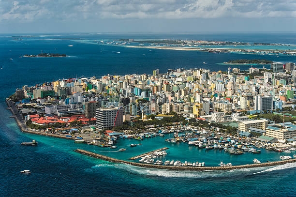Thủ đô Male (Maldives ) nhìn từ trên cao (Ảnh: istock)