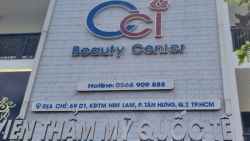 vien tham my quoc te beauty center quang cao trai phep nhan vien khong co chung chi hanh nghe