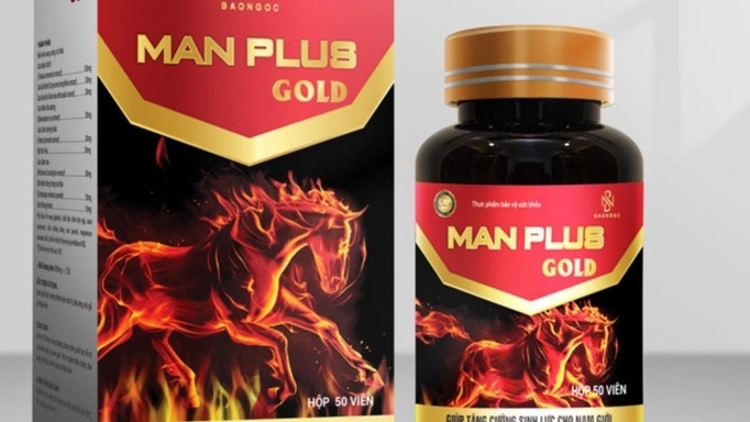 Phát hiện chất cấm trong sản phẩm Man Plus Gold