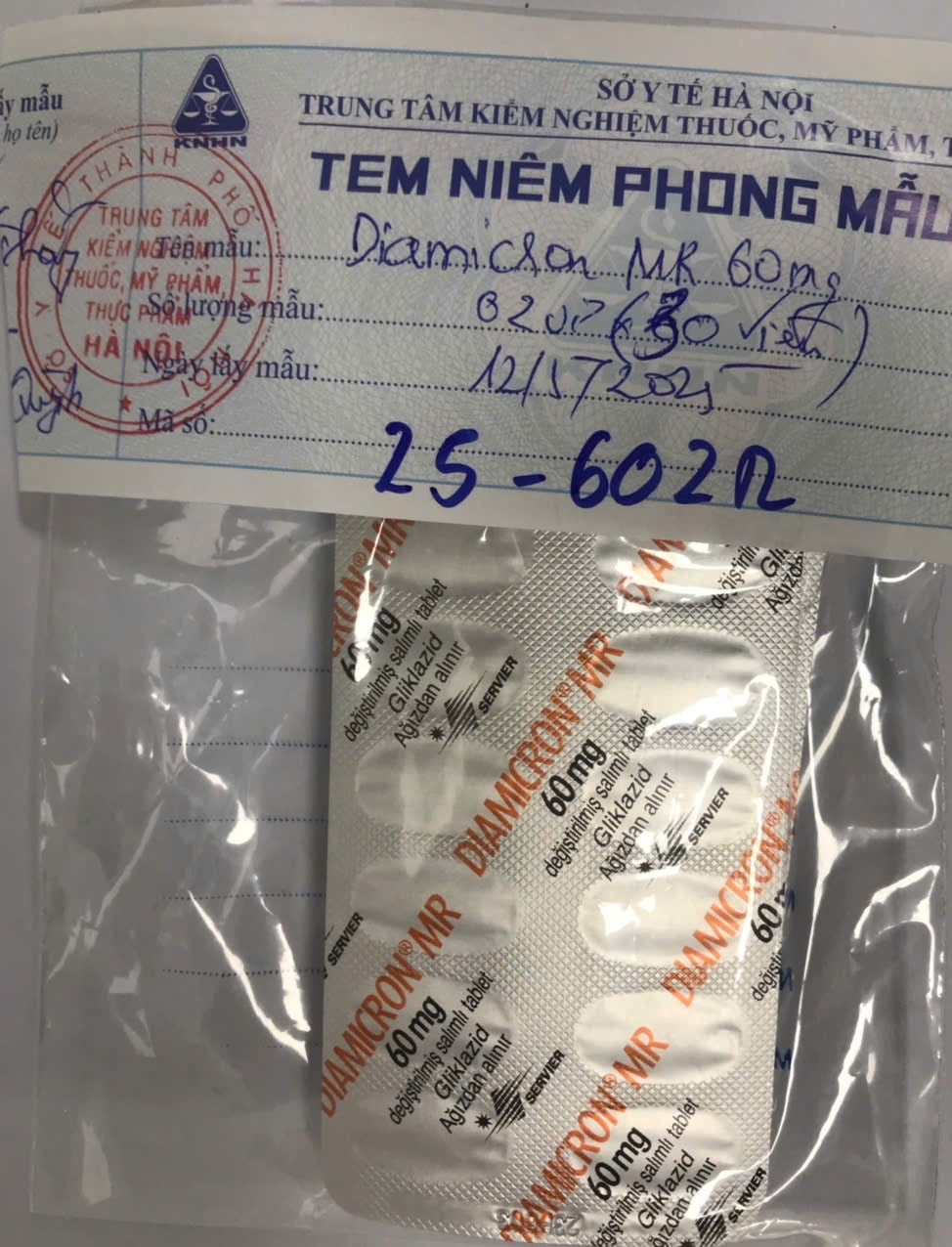 DIAMICRON ® MR 60mg (Gliklazid), số lô: 23F603, hạn dùng: 04/2026 (Ảnh: Sức khoẻ và Đời sống)