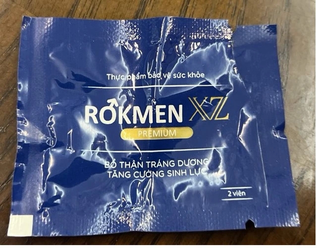 sản phẩm thực phẩm bảo vệ sức khỏe Rokmen XZ Premium.