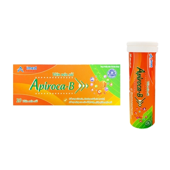 viên sủi Apiroca-B quảng cáo bổ sung vitamin nhóm B viên sủi Apiroca-B quảng cáo bổ sung vitamin nhóm B