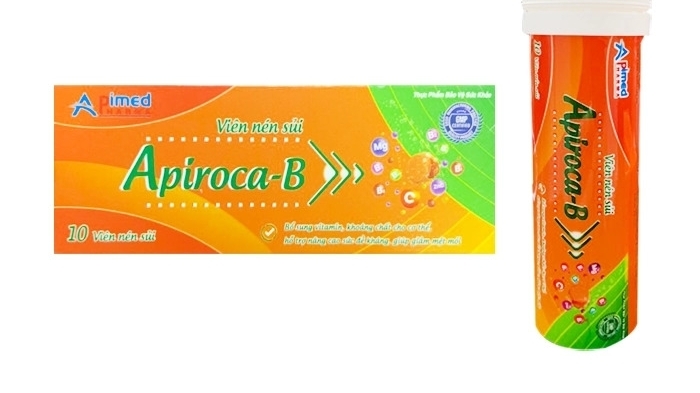 Viên nén sủi Apiroca-B Apimed bị tạm dừng lưu thông