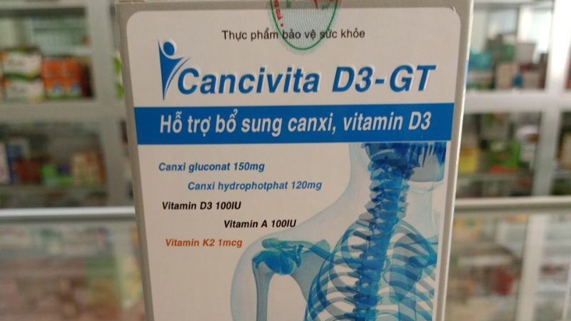 Thu hồi Cancivita D3-GT vì trộn nhiều thành phần không trong công bố