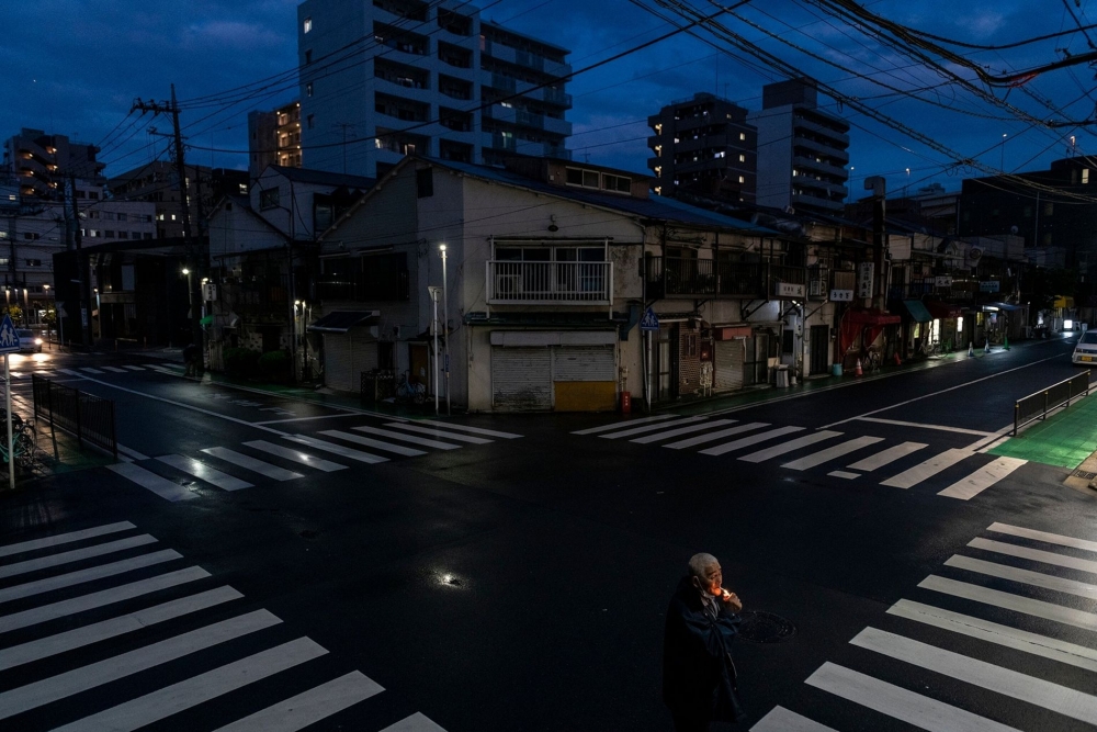 Khu Kotobukicho, Yokohama có khoảng 3.000 người trên 65 tuổi sống đơn độc 1 mình (Ảnh:  National Geographic)