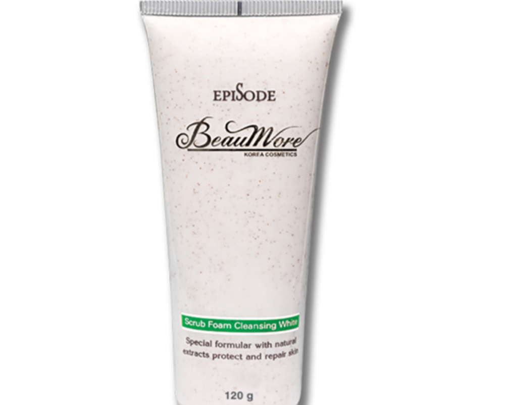 Lô sữa rửa mặt hạt mơ Episode BM Beaumore tuýp 120g bị yêu cầu thu hồi do do chứa hai chất bảo quản không được công bố trong thành phần sản phẩm