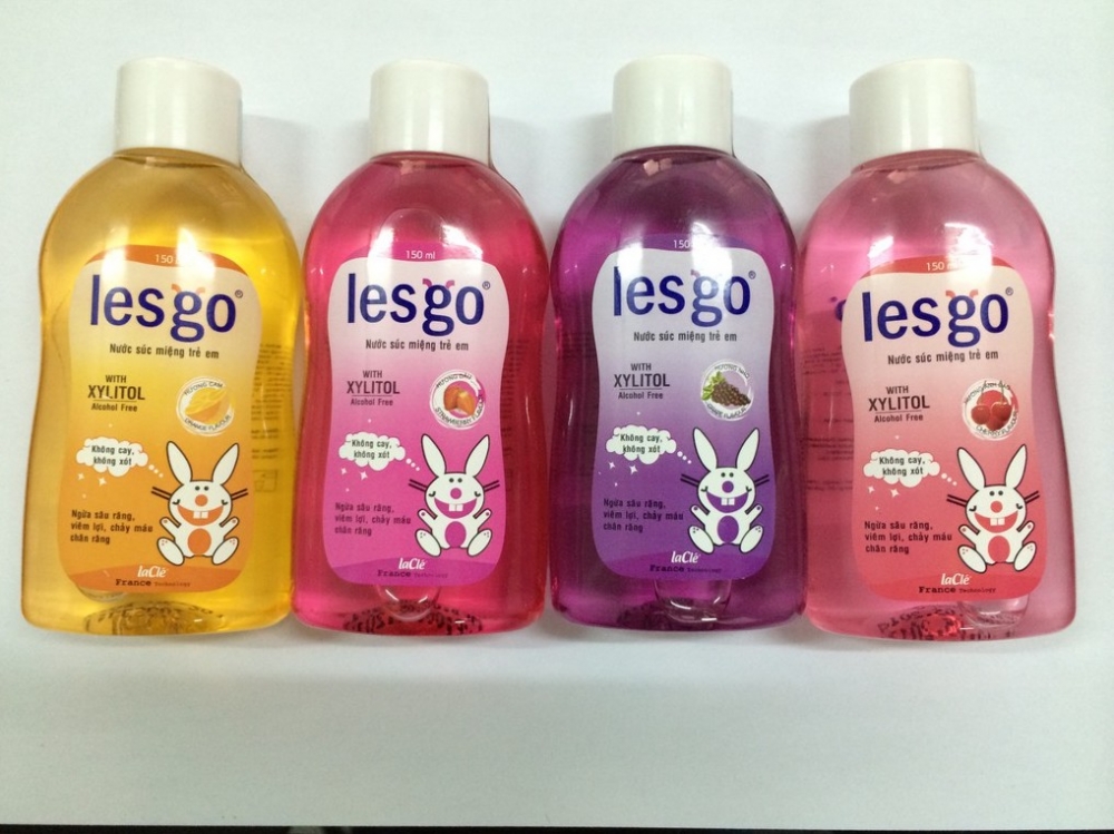 Nước súc miệng  trẻ em Lesgo