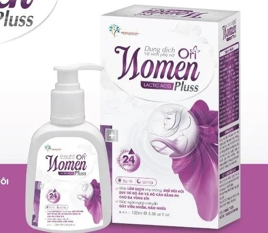 Cục Quàn lý Dược thông báo đình chỉ lưu hành, thu hồi trên toàn quốc lô sản phẩm Dung dịch vệ sinh phụ nữ Ori Women Pluss - Hộp 1 chai 120ml