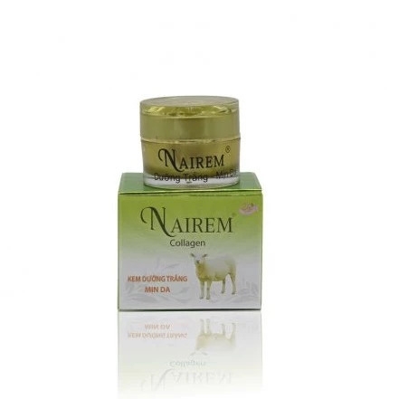 Kem dưỡng trắng mịn da Nairem Collagen - Hộp 1 lọ 8g