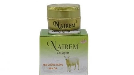 Thu hồi kem dưỡng trắng mịn da Nairem Collagen do không đạt chuẩn chất lượng