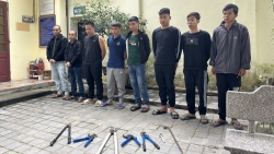 Thanh Hoá: Bắt 8 đối tượng trong đường dây chuyên trộm cắp dây cáp điện ngầm liên huyện
