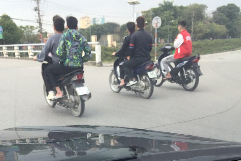 Thanh Hóa: Xử phạt 5 thanh, thiếu niên vi phạm Luật An toàn giao thông