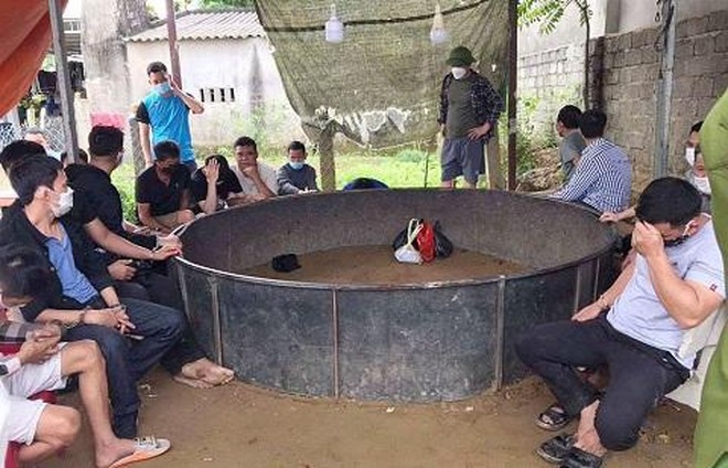 lực lượng Công an bắt quả tang 36 người đang tham gia các hoạt động liên quan đến đá gà