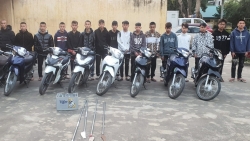 Thanh Hóa: Vây bắt 20 thanh niên mang nhiều hung khi đi giải quyết mâu thuẫn