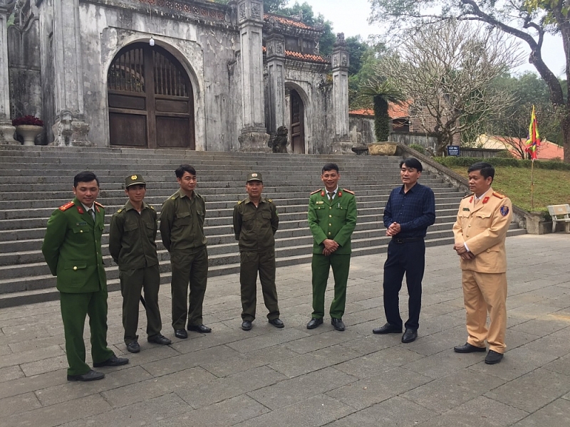Thanh Hoá: Hơn 100 CBCS tham gia bảo đảm ANTT Lễ hội đền Bà Triệu