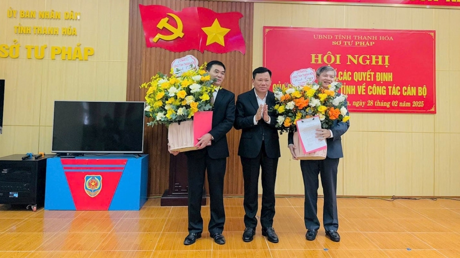 Sở Tư pháp Thanh Hóa có Giám đốc mới