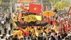 Thanh Hoá: Hàng nghìn người dân, du khách dự lễ hội đền Bà Triệu