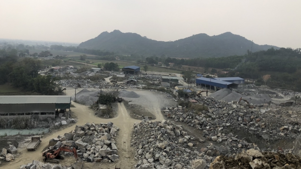 Thanh Hóa: Khai thác đá không đúng quy định, một doanh nghiệp bị phạt gần 300 triệu đồng