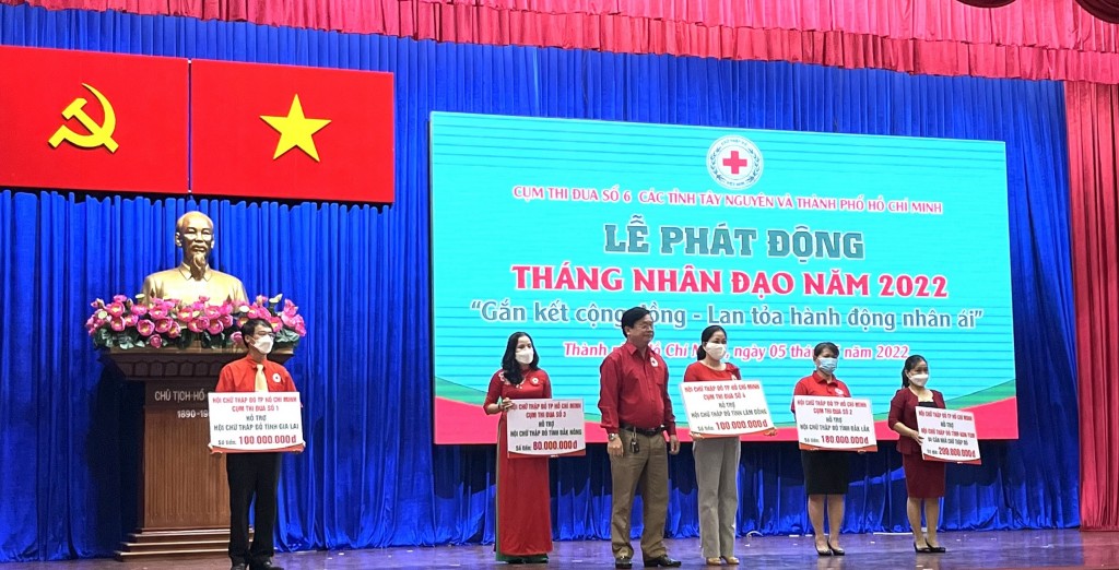 Hội Chữ thập đỏ TP Hồ Chí Minh đăng cai tổ chức lễ phát động Tháng Nhân đạo năm 2022 với chủ đề “Gắn kết cộng đồng - Lan tỏa hành động nhân ái”