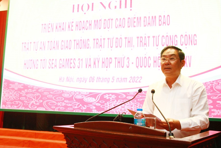 Hà Nội mở đợt cao điểm đảm bảo trật tự đô thị, an toàn giao thông chào đón SEA Games 31