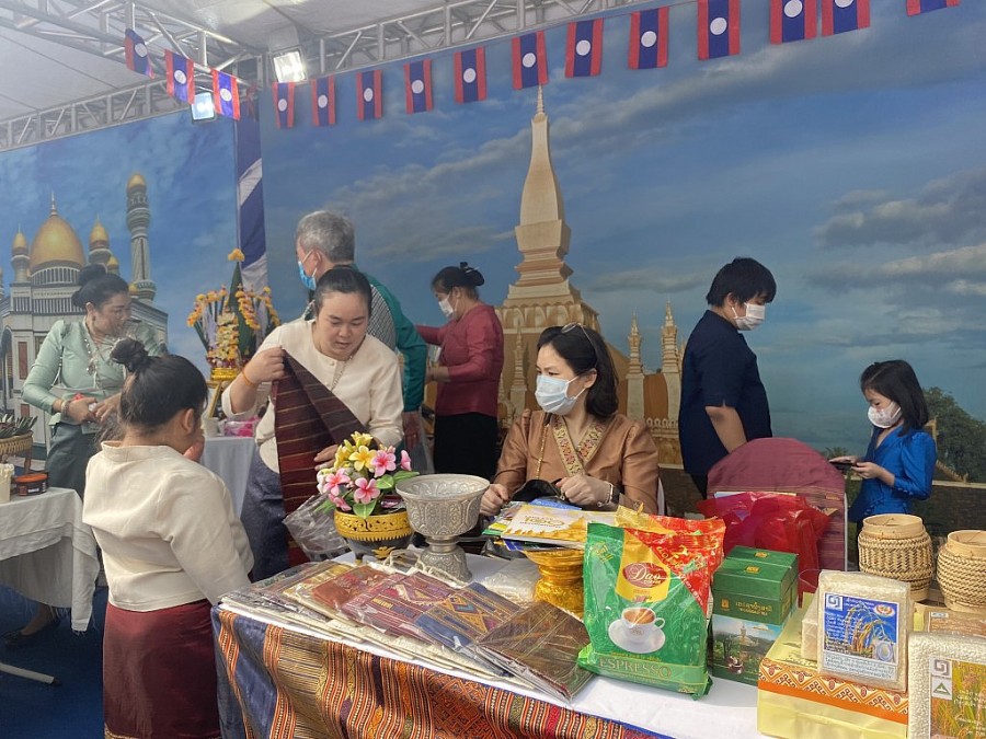 Trải nghiệm không gian văn hoá ASEAN tại Festival Thanh niên Đông Nam Á