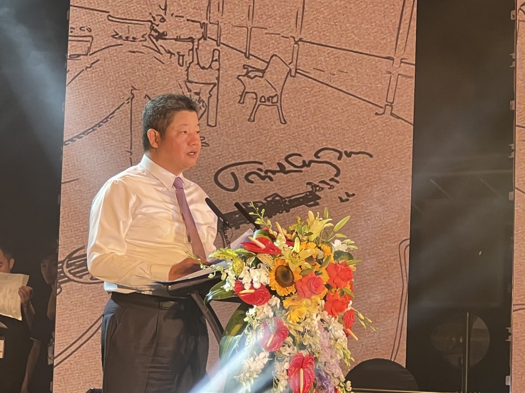 Nguyễn Mạnh Quyền - Phó Chủ tịch Ủy ban Nhân dân Thành phố Hà Nội phát biểu chỉ đạo tại buổi lễ