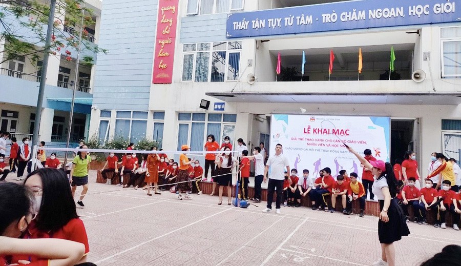 Trường THCS Ba Đình tưng bừng các hoạt động chào mừng SEA Games 31