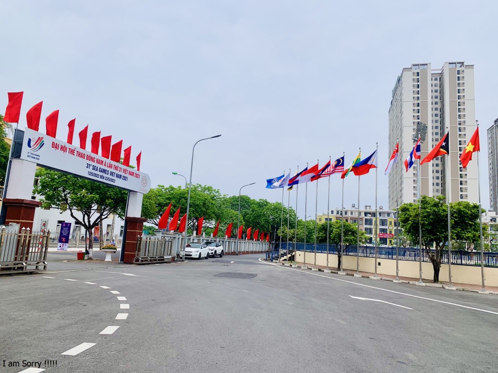 Huyện Thanh Trì rực rỡ đón chào SEA Games 31