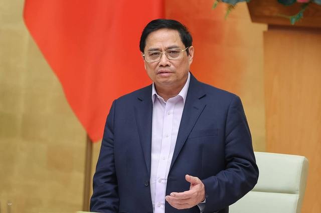Thủ tướng Phạm Minh Chính phát biểu kết luận phiên họp