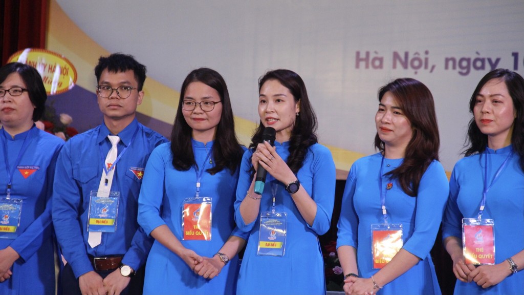Đồng chí Bùi Thị Hà Giang là tân Bí thư Đoàn trường Đại học Sư phạm Hà Nội