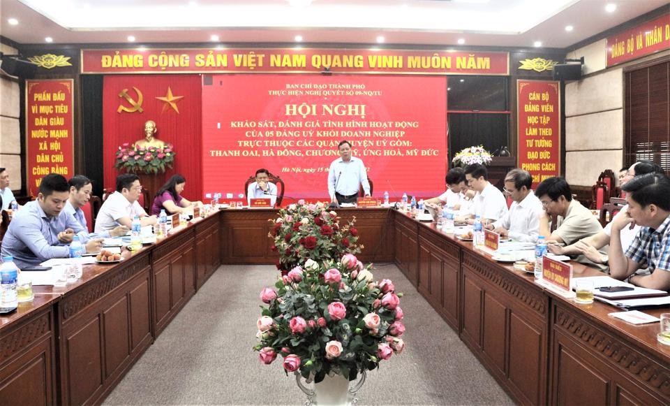Hà Nội sẽ tổ chức tập huấn cho các Bí thư chi bộ của doanh nghiệp ngoài khu vực Nhà nước