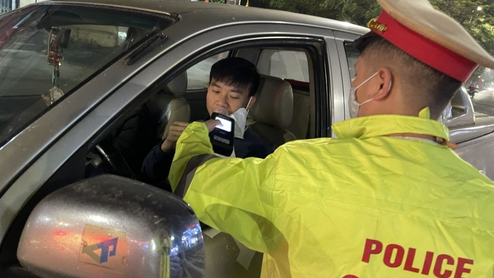 Bắc Giang: Gần 1000 trường hợp vi phạm nồng độ cồn trong nửa đầu năm