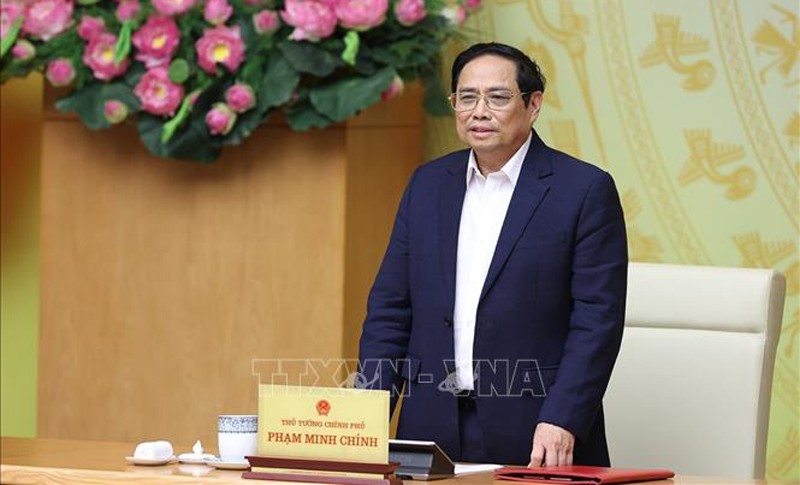 Thủ tướng chúc mừng các cơ quan báo chí nhân Ngày Báo chí cách mạng Việt Nam. Ảnh: Dương Giang/TTXVN