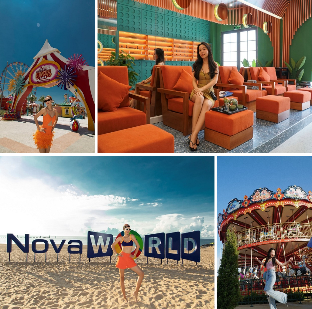 Những cuộc vui mùa hè của các nàng được nối dài thêm bởi không khí sôi động tại siêu thành phố biển NovaWorld Phan Thiet