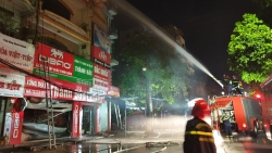 Bắc Giang: Lửa thiêu rụi hàng trăm xe đạp trong vụ cháy cửa hàng Thành Bắc
