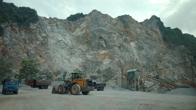 Thanh Hoá: Khai thác ngoài mốc giới, một công ty bị xử phạt 243 triệu đồng