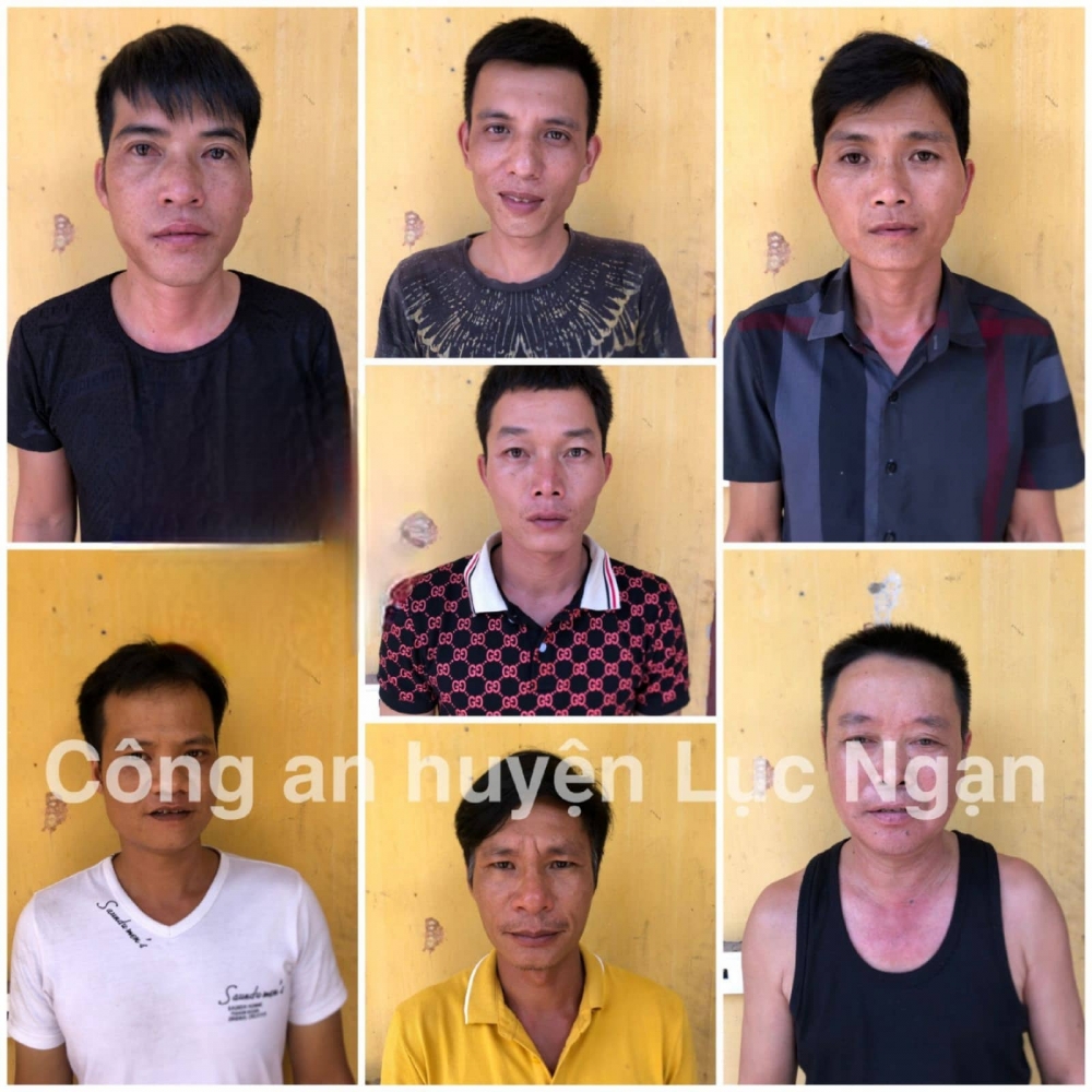 Bắc Giang: Say sưa “đánh liêng ăn tiền”, 7 đối tượng bị bắt quả tang
