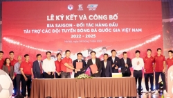 SABECO trở thành đối tác hàng đầu của các đội tuyển bóng đá quốc gia Việt Nam